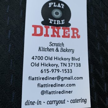 Flat Tire Diner - Business card - American Near Me - Old Hickory, Tennessee Flat Tire Diner - Business card - American Near Me - Old Hickory, Tennessee