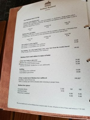 Menu photo 7 Restaurant Rathaus Brauerei Luzern, LU Menu photo 7 Restaurant Rathaus Brauerei Luzern, LU