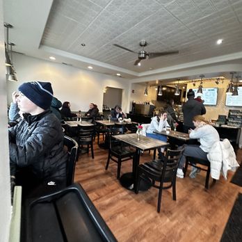 The Corner Grind - people sitting at tables in a restaurant - Coffee & Tea Near Me - Elburn, Illinois