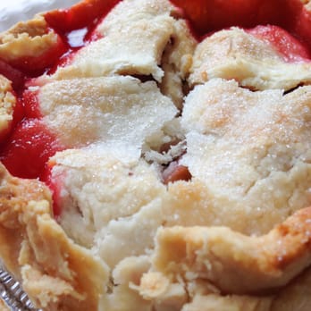 B J Bull Bakery - Rhubarb Pie (Comes in Small or Large) - Bakeries Near Me - Elko, Nevada B J Bull Bakery - Rhubarb Pie (Comes in Small or Large) - Bakeries Near Me - Elko, Nevada