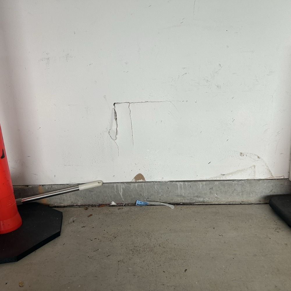 Anton Hard Worker - Before picture damage garage wall - Drywall Installation & Repair Near Me - Northridge, California Anton Hard Worker - Before picture damage garage wall - Drywall Installation & Repair Near Me - Northridge, California