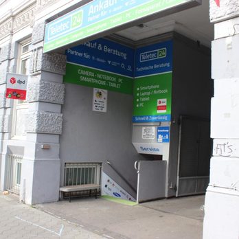 Teletec24 - Aussenansicht Straße Seite Großer Laden - Mobile Phones Near Me - Hamburg, HH