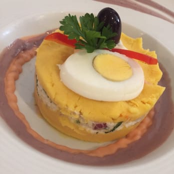 Aromas del Peru - Crab causa. Money. - Peruvian Near Me - Miami, Florida
