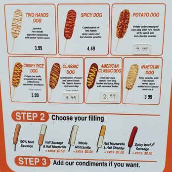 Two Hands Corn Dog - Arlington - Menu - Hot Dogs Near Me - Arlington, Texas Two Hands Corn Dog - Arlington - Menu - Hot Dogs Near Me - Arlington, Texas