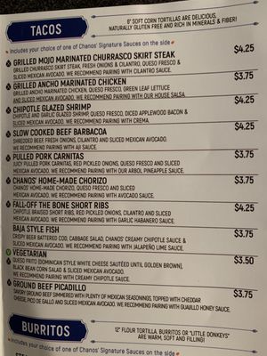 Menu photo 4 Chanos Latin Kitchen Pompton Plains, NJ