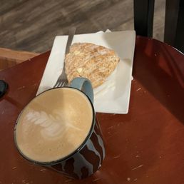 White tiger and white chocolate chai scone White tiger and white chocolate chai scone
