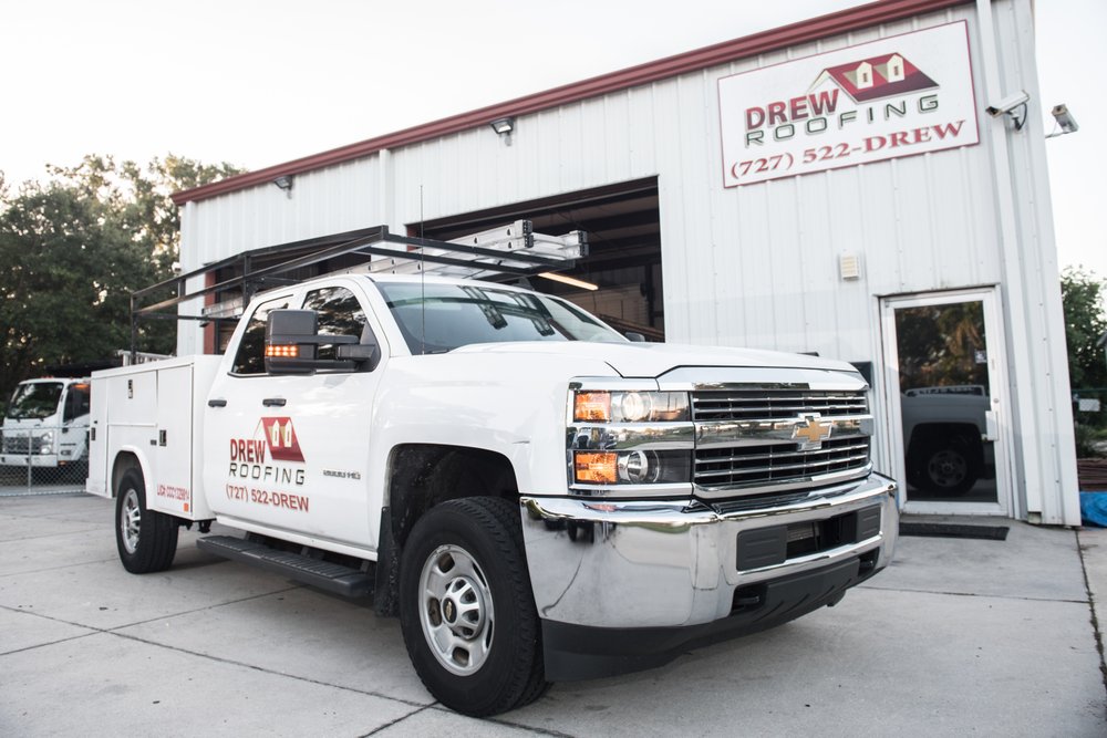 Slide of Drew Roofing