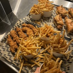 BRD - I dream about this place. Can't wait to get back to Baltimore for another one of those fried chicken sandos -- and the tendies are so meaty!
