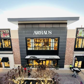 Arhaus - Store front from 3rd floor parking garage - Furniture Stores Near Me - Walnut Creek, California