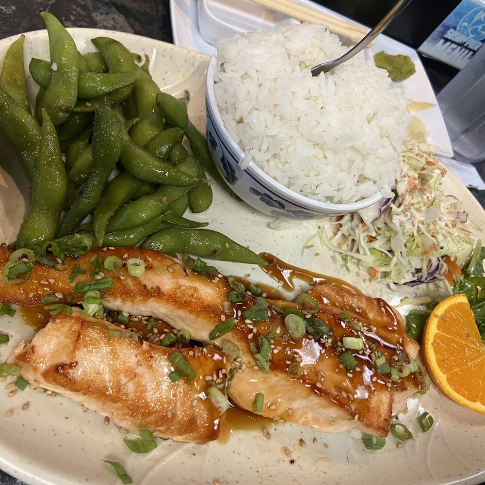 Sushi Pier - Friends salmon meal - huge! - Sushi Bars Near Me - Reno, Nevada Sushi Pier - Friends salmon meal - huge! - Sushi Bars Near Me - Reno, Nevada