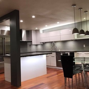 Kitchen Inspiration - We love our new kitchen!  Didn't think we had enough space for an island and it came out perfect! - Interior Design Near Me - Belmont, California