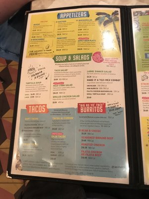 Menu photo 5 Chuy's College Station, TX