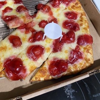 Mountain Mike's Pizza - Cheese pizza with cherries on top...not good - Pizza Near Me - Aptos, California Mountain Mike's Pizza - Cheese pizza with cherries on top...not good - Pizza Near Me - Aptos, California