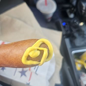 Wienerschnitzel - With mustard - Hot Dogs Near Me - Albuquerque, New Mexico Wienerschnitzel - With mustard - Hot Dogs Near Me - Albuquerque, New Mexico