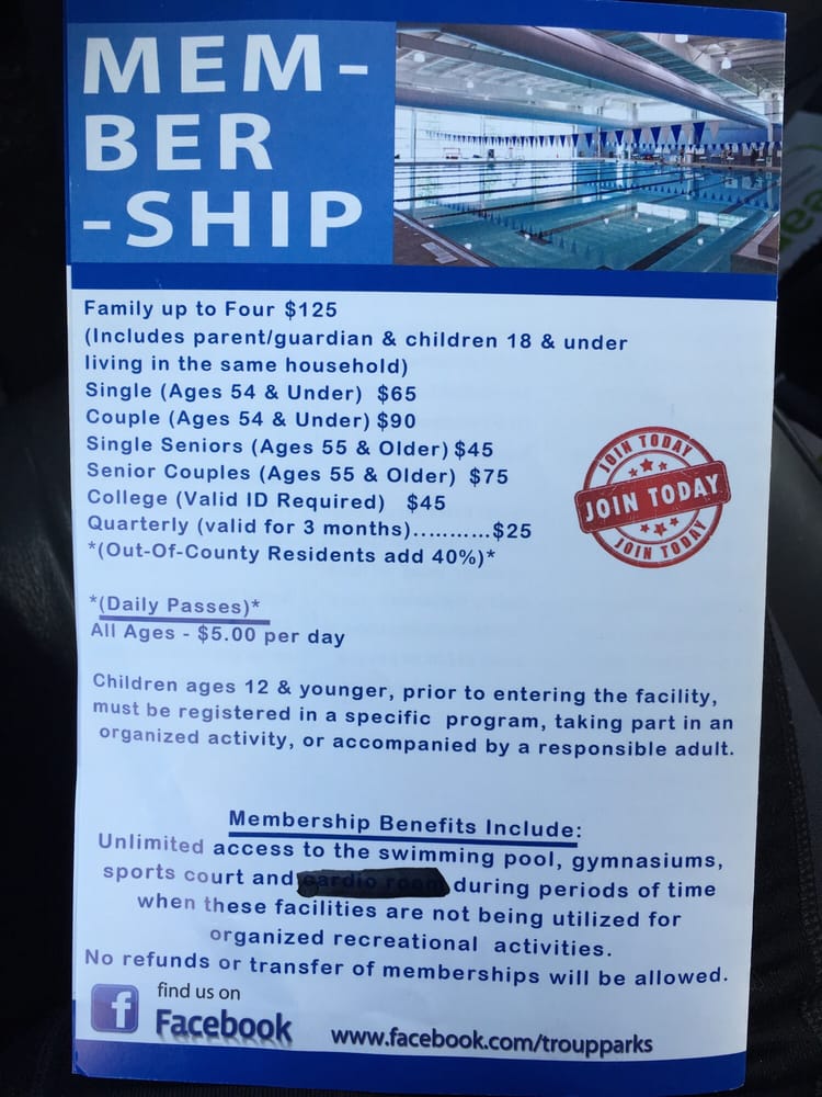 MIKE DANIEL RECREATION CENTER Updated September 2024 1220 Lafayette