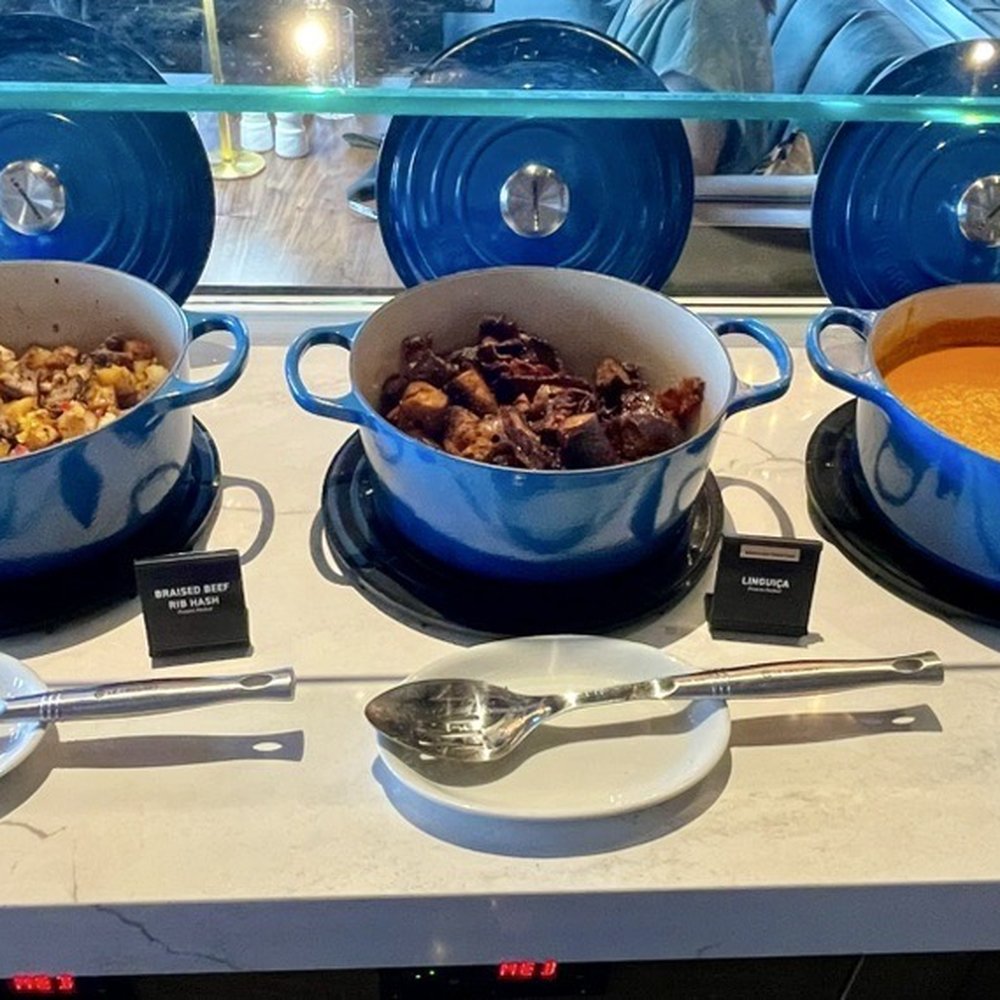 Fogo de Chão - Potatoes/Linguica & Bacon/Tomato Soup station - Brazilian Near Me - San Antonio, Texas Fogo de Chão - Potatoes/Linguica & Bacon/Tomato Soup station - Brazilian Near Me - San Antonio, Texas
