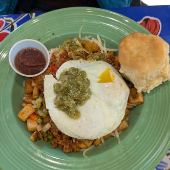 The Flying Biscuit Cafe - A spicy hash. - Breakfast & Brunch Near Me - Birmingham, Alabama The Flying Biscuit Cafe - A spicy hash. - Breakfast & Brunch Near Me - Birmingham, Alabama