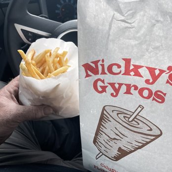 Nicky's Gyros - So many fries! - Chicken Wings Near Me - Calumet City, Illinois Nicky's Gyros - So many fries! - Chicken Wings Near Me - Calumet City, Illinois