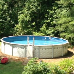Del Val Pools & Spas - Newly installed 24-foot pool from Del Val