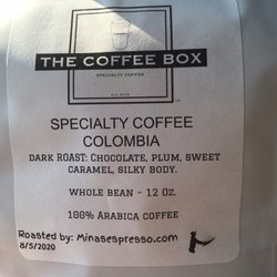 The Coffee Box - Whole bean coffee for sale from Columbia, Rwanda, and House Blend.