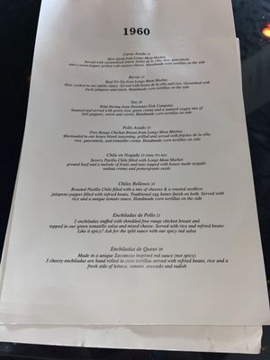 Menu photo 5 1960 Cocina Eugene, OR