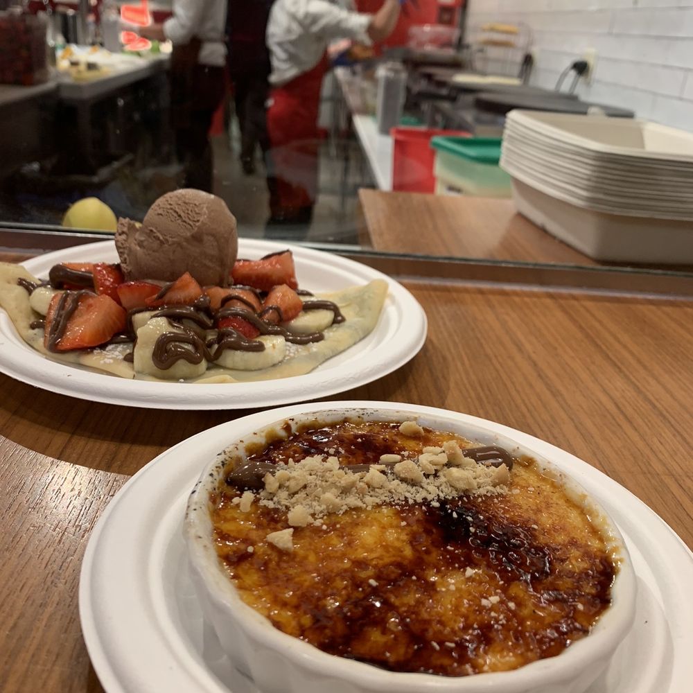 Nutella Cafe - Nutella creme brûlée, crape with and Nutella gelato - Desserts Near Me - Chicago, Illinois Nutella Cafe - Nutella creme brûlée, crape with and Nutella gelato - Desserts Near Me - Chicago, Illinois