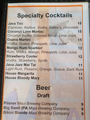 Menu photo 1 Java Jazz & Soup Nutz Lahaina, HI Menu photo 1 Java Jazz & Soup Nutz Lahaina, HI