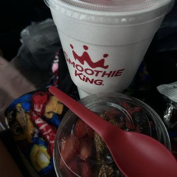 Smoothie King - PB Swizzle™ Gladiator Smoothie (StrawBerry) - Juice Bars & Smoothies Near Me - Montclair, New Jersey Smoothie King - PB Swizzle™ Gladiator Smoothie (StrawBerry) - Juice Bars & Smoothies Near Me - Montclair, New Jersey