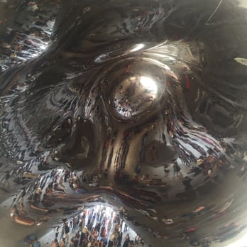 Cloud Gate - Under the bean! - Public Art Near Me - Chicago, Illinois