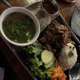 Grilled Pork Rice plate Grilled Pork Rice plate
