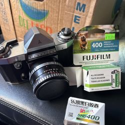 Camera and film