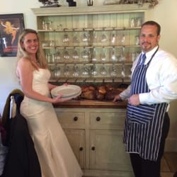 Duke Of Cumberland Arms - Carving the meat for our guests - loads of fun!