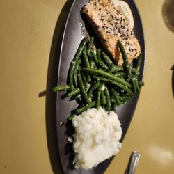 Greenview Tavern - Maple glazed salmon entree