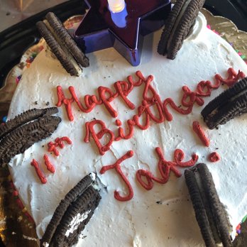 Cold Stone Creamery - Ice cream cake, vanilla cake with cake batter ice cream with M&Ms and gummy bears 7/8/18 (the candle not included) - Ice Cream & Frozen Yogurt Near Me - Springfield, Pennsylvania Cold Stone Creamery - Ice cream cake, vanilla cake with cake batter ice cream with M&Ms and gummy bears 7/8/18 (the candle not included) - Ice Cream & Frozen Yogurt Near Me - Springfield, Pennsylvania