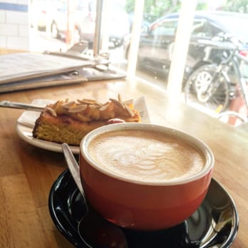 The Pantry - Flat white and Orange GF cake! Oh my, so delicious! - Cafeteria Near Me - Hawthorn, SA The Pantry - Flat white and Orange GF cake! Oh my, so delicious! - Cafeteria Near Me - Hawthorn, SA