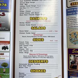 Paige's Root Beer - Menu