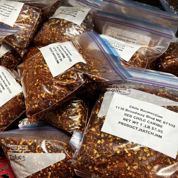 Chile Konnection Produce - a pile of chili flakes - Specialty Food Near Me - Albuquerque, New Mexico