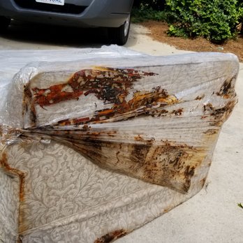U-Pack Moving - water damage on furniture when ABF delivered the trailer - Movers Near Me - Oakland, California U-Pack Moving - water damage on furniture when ABF delivered the trailer - Movers Near Me - Oakland, California