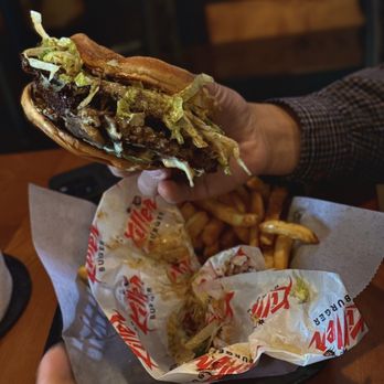 Killer Burger Downtown Eugene - Double patty fun guy - Burgers Near Me - Eugene, Oregon