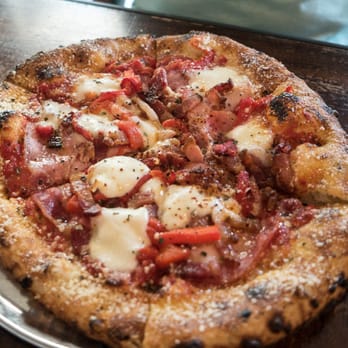 Harvest Bar + Kitchen - Ohio Double bacon lunch size pizza. - Pizza Near Me - Columbus, Ohio Harvest Bar + Kitchen - Ohio Double bacon lunch size pizza. - Pizza Near Me - Columbus, Ohio