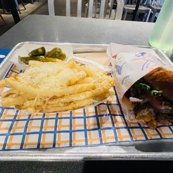 Super Duper Burgers - Mini Burger, Garlic Fries, pickled - Burgers Near Me - San Francisco, California Super Duper Burgers - Mini Burger, Garlic Fries, pickled - Burgers Near Me - San Francisco, California