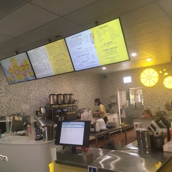 Happy Lemon - Menu and Ordering Counter - Tea Rooms Near Me - Newark, California