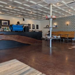 Interior of coffee shop