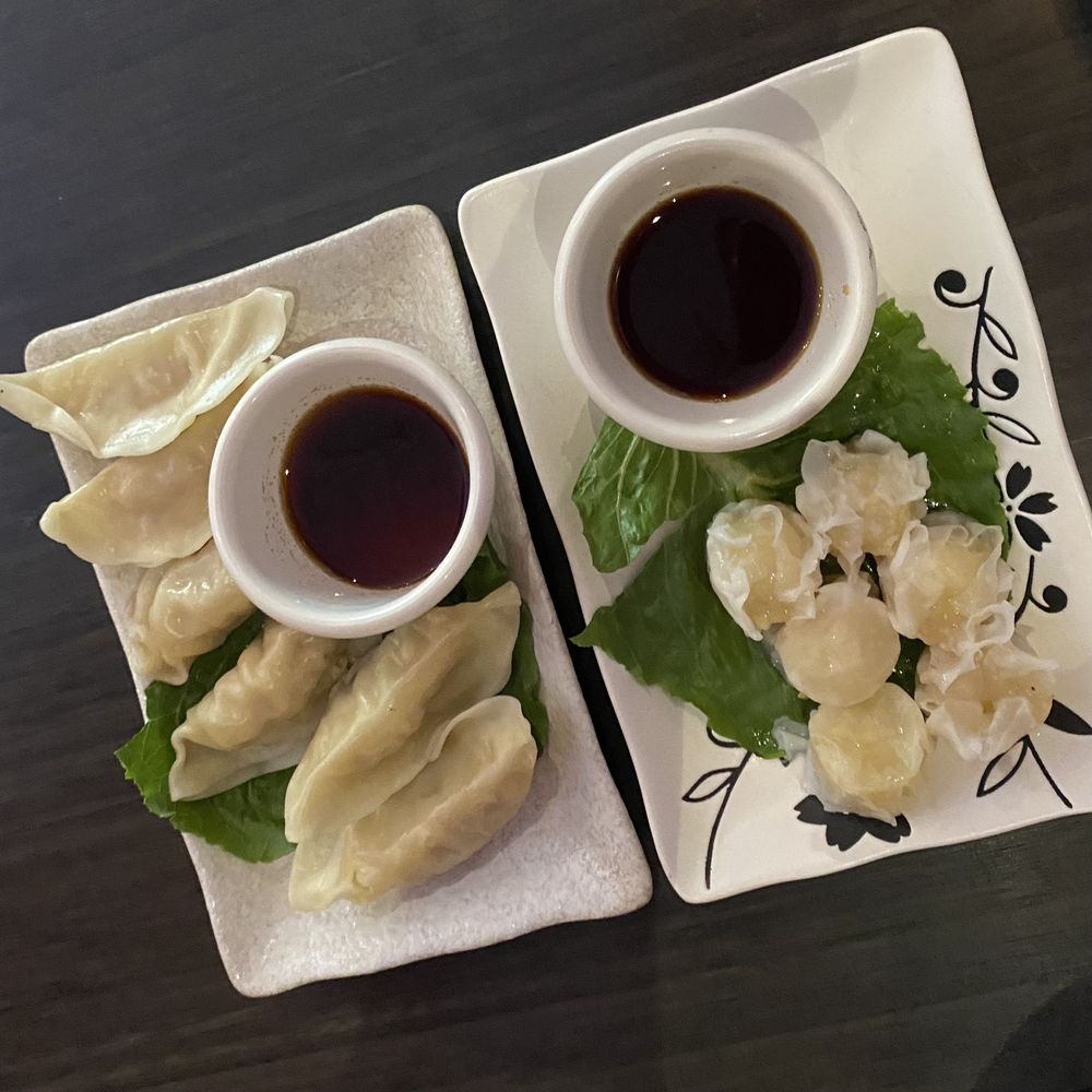 Ginza Sushi - Pork Gyoza & Shu Mai - Japanese Near Me - Cypress, Texas