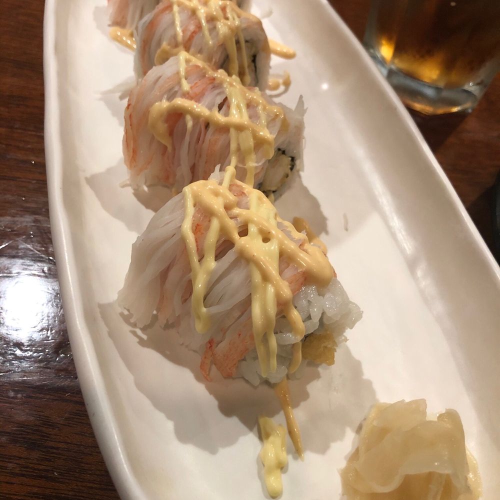 Ginger Cafe - R6. Shaggy Dog Roll w/ side of eel sauce!! - Chinese Near Me - Humble, Texas Ginger Cafe - R6. Shaggy Dog Roll w/ side of eel sauce!! - Chinese Near Me - Humble, Texas