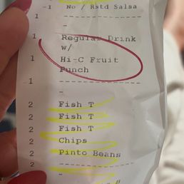 Receipt clearly saying -minus the onion and cilantro  Them highlighting means they acknowledge that right?
