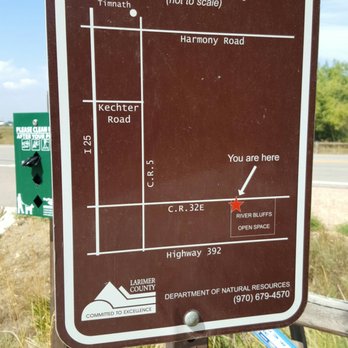 Poudre River Trail - Map sign - Parks Near Me - Windsor, Colorado