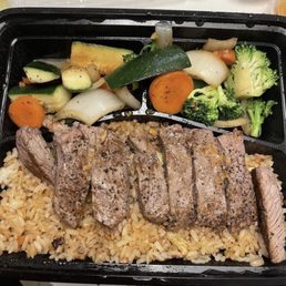 NY steak, rice & veggies NY steak, rice & veggies
