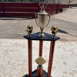 World Series Championship Trophy!! Colton T-Ball!