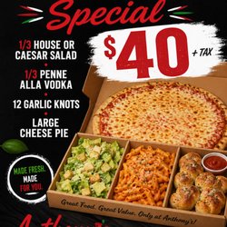 Anthony's Pizzeria - Dinner Box Special
